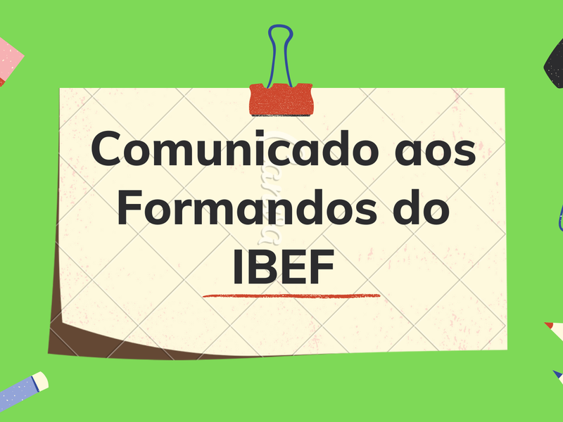 Atenção formandos 2021.1!

Já temos os prazos para a Defesa de TCC e entrega de documentos comprobatórios de atividades complementares, Estágio Supervisionado e TCC.